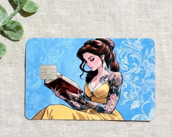 Tattooed Princess Debit Card Skin | Romantasy Bookish Vinyl Decal | Booktok Reader Gift For Her