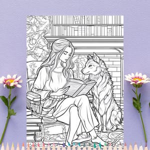 Enchanting Fantasy Coloring Pages – Printable Art for Kids & Adults