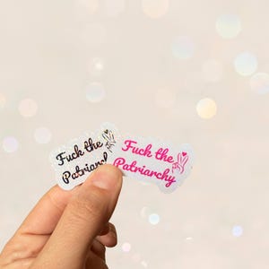 Feminist Vinyl Sticker: Weatherproof Laptop Decal