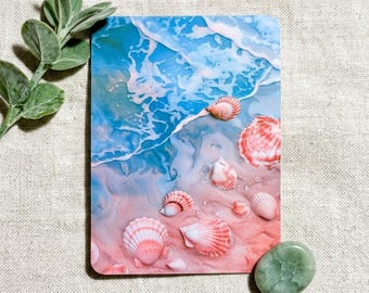 Seashell Beach Kindle Insert – Küstendekor für Kindle und Co
