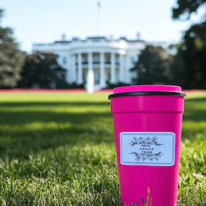 Autocollant FDT | Sticker politique anti-Trump en vinyle | bouteille d'eau d'ordinateur portable de protestation d'activiste | Design floral anti-GOP | Cadeau de la Résistance