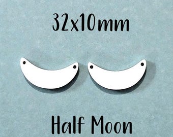 White Acrylic Sublimation Earring Blanks-For Making Your Own Earrings-Unique Shapes