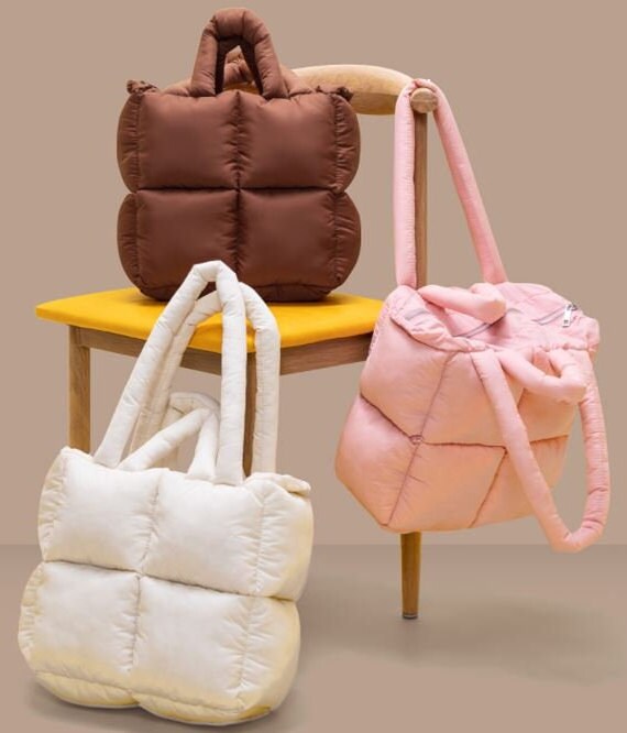 queenie quilted satchel