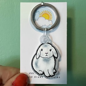 とってもかわいいバニーロップキーホルダー、ギフト