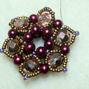 Beading Pattern Earring Beading Tutorial English Only Instant