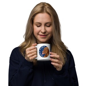 Vizsla Style Logo w/ Vizsla Puppy - Hungarian Vizsla White Mug - Coffee, Tea, Vizsla Mom, Vizsla Dad, Vizsla gift