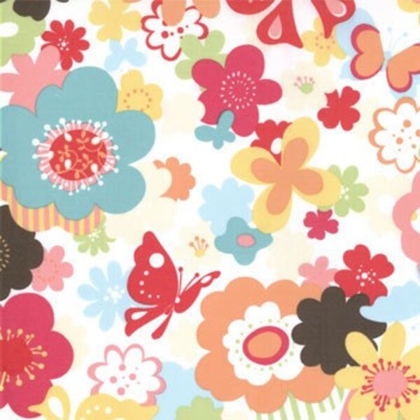 Flower Garden in Multi, Just Wing It by MoMo for Moda, 1 yard