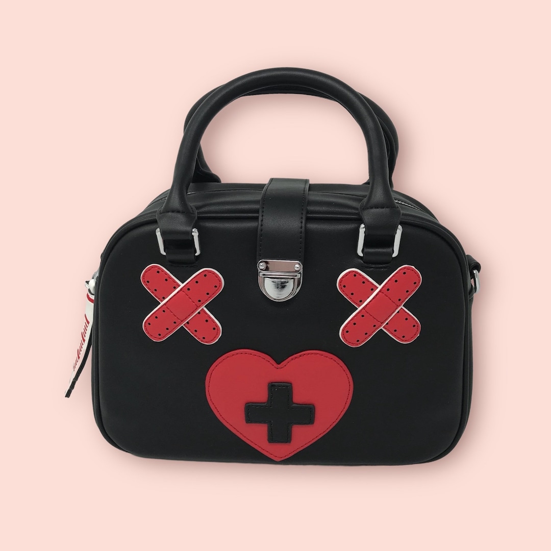 Dr. Martens Heart Satchel Valentine White Red Ltd Shoulder Bag