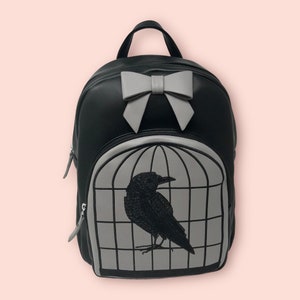 Gothic raven backpack