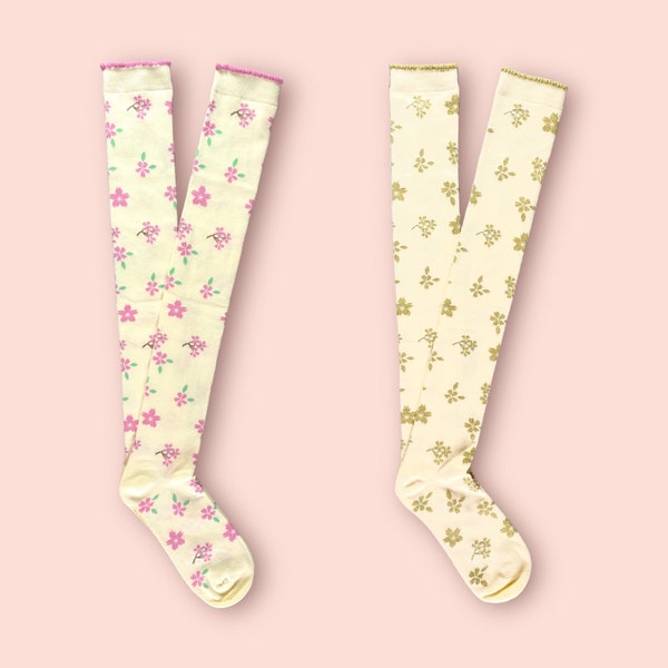 Sakura Garden  over the knee socks