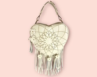 Sweet Boho Tassels Leather Handbag