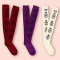 Gothic Royal Cross over the knee socks.