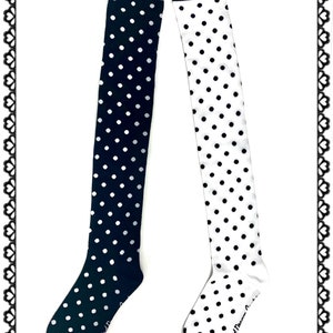 Sweety dots over the knee bamboo socks