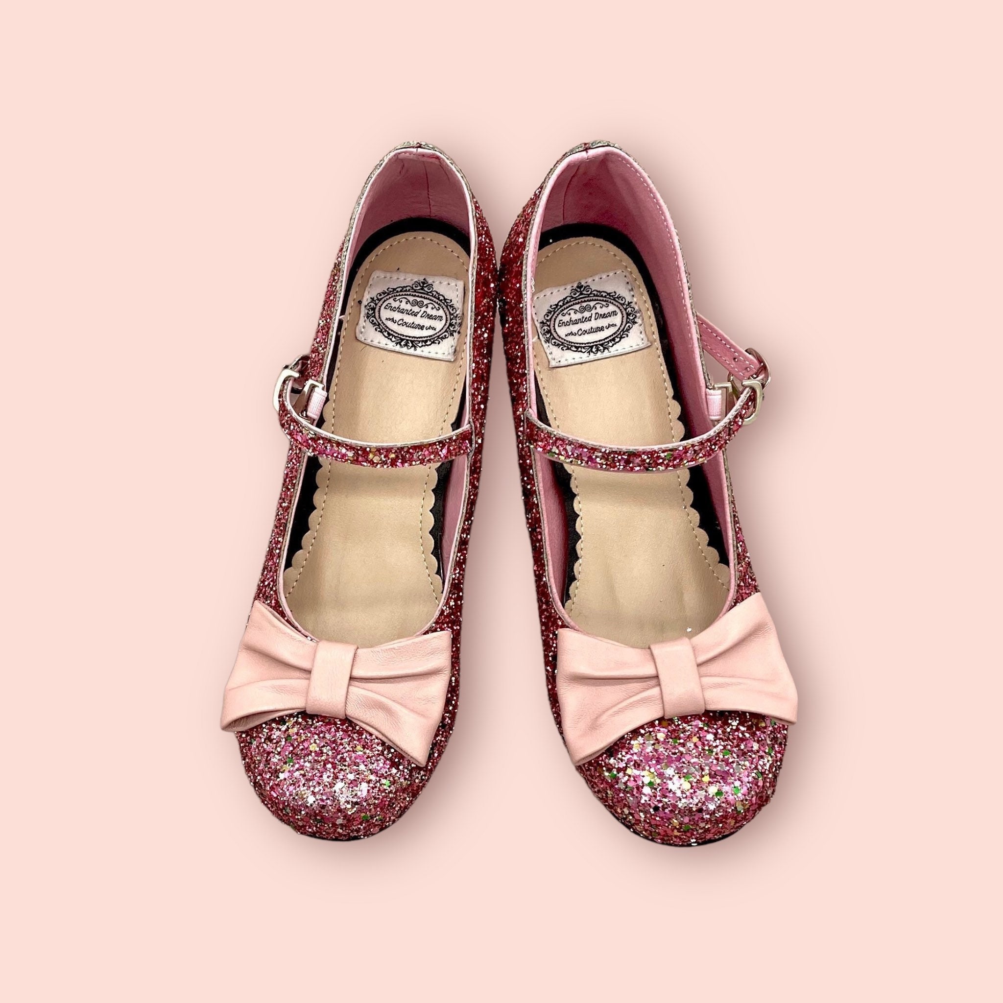 靴 sculture sistercurie maryjaneshoes y2k Lolita Mary Jane Leather Glitter Shoes. - Etsy