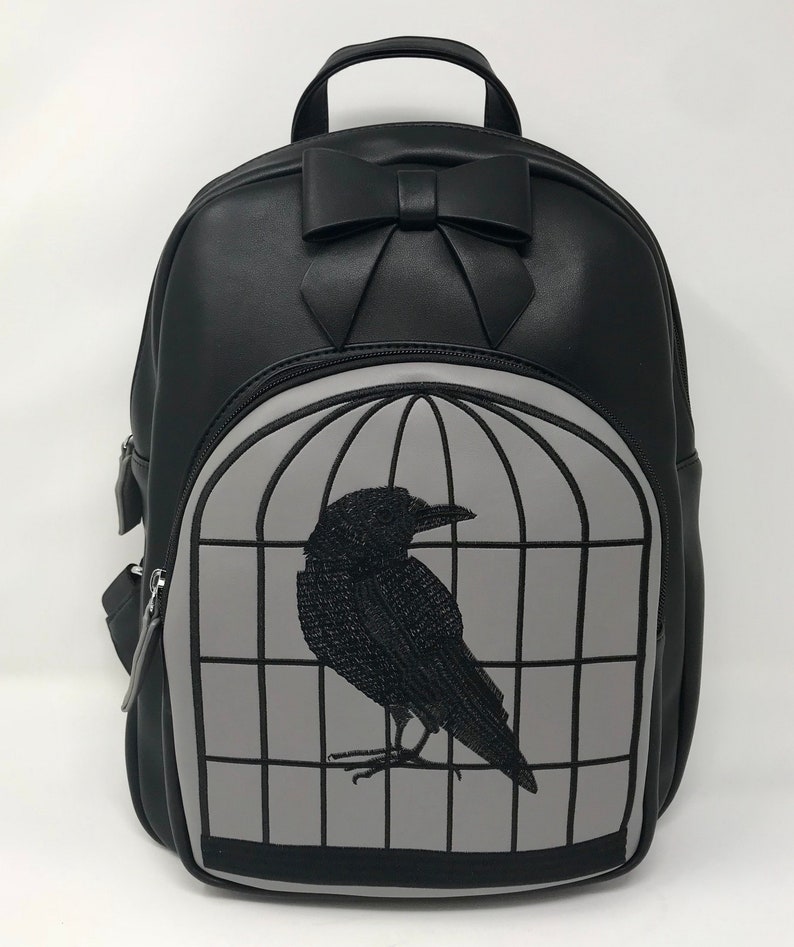 Gothic raven backpack Etsy