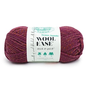Wool-Ease® Thick & Quick® Bonus Bundle® Yarn Crushed Violets 641-543, Crochet Supplies, Knitting Supplies, Destash