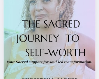 The Sacred Journey to Self-Worth Workbook,  professionally formatted and ready to upload. PDF, Digital Download, Personal Development