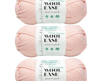 Wool-Ease® Thick & Quick® Bonus Bundle® Yarn Antique, 641-101 Bundle of 3, 3 Pack, Crochet Supplies, Knitting Supplies, Destash