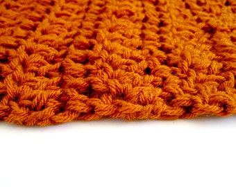 Baby Blanket Pumpkin Orange Rug photography prop, Spice Orange, Warm Colors, Fall Photos, Autumn, Newborn 20 x 20 inches