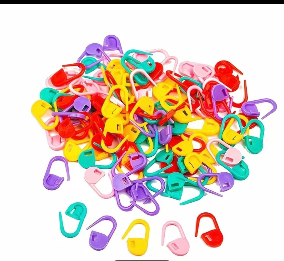 50 Stitch Markers Stitch Markers for Knitting Crochet Etsy