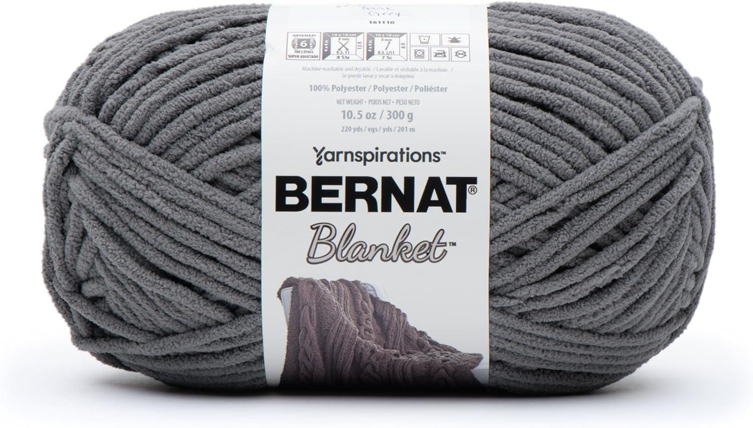 Bernat Blanket Yarn Gray