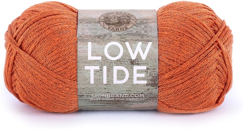Lion Brand Yarn Low Tide Knitting Destash Crochet Supplies Discounted Color Destash Sunset 211-403 3.5oz