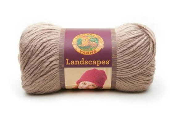 Pack of 3 skeins Lion Brand Yarn 515-312 Imagine Yarn Brown Sugar