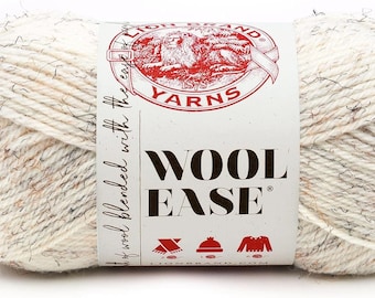 Wool Ease, Lion Brand, Wheat 620-402 Yarn, Destash, 1 Skein, Crochet Supplies, Knitting Supplies, Craft Supplies