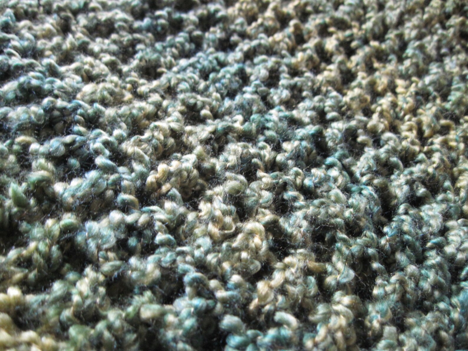 Crocheted Afgahn Throw Blanket With Fringe-shades of Green - Etsy