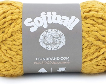 Lion Brand Yarn Softball yarn, EAGELS 141-170 Destash, Crochet Supplies, Knitting, Fiber Arts, Craft Supplies, Discontinued Yarn