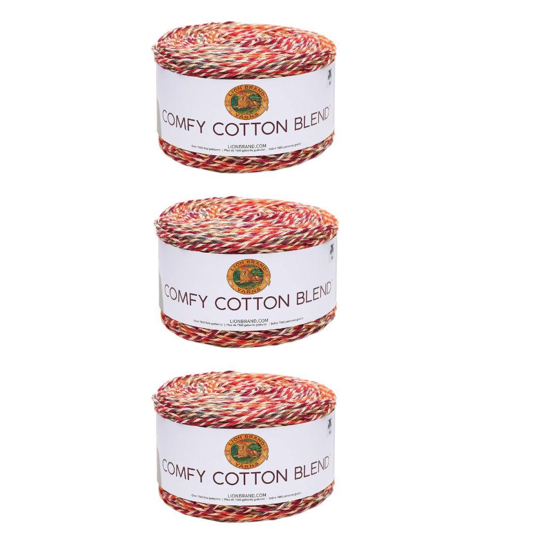 thumbnail image 2 of Lion Brand Comfy Cotton Blend Yarn SOOTHING LAVENDER New 2 of 10