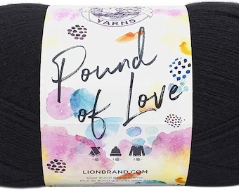 Lion Brand Pound of Love Knitting Crochet Baby Yarn 16 Oz Acrylic AT70 