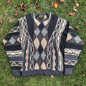 Vintage 90s Tosani Coogi Style Sweater