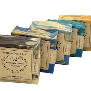 5 Bar Variety Pack of Handmade Soap