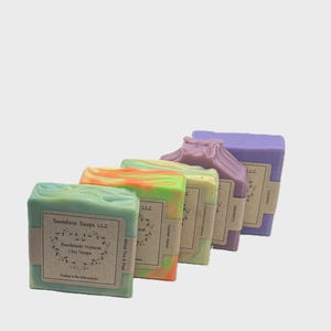 5 Bar Variety Pack Of Handmade Soaps
