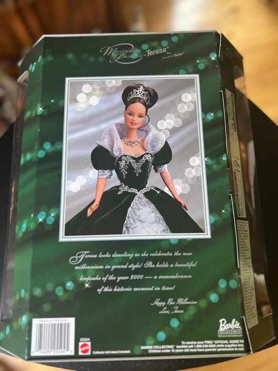 Mattel Millennium Princess Teresa Barbie Doll 25504 Collectable. the Holidays Are Right Around the Corner Great Gift for the Collector Etsy