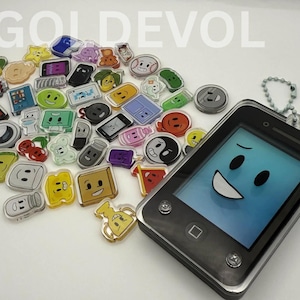 CHARMS ONLY Inanimate Insanity / Mephone4 3.5in Shaker Keychain / All Contestants Available as Charms!