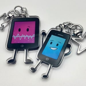 LAST RESTOCK Inanimate Insanity Mephone4 & MePad 2in Charms / Object Show Keychain