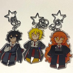 Limbus Company 2.5in Keychains: Yi Sang, Don Quixote, Ishmael
