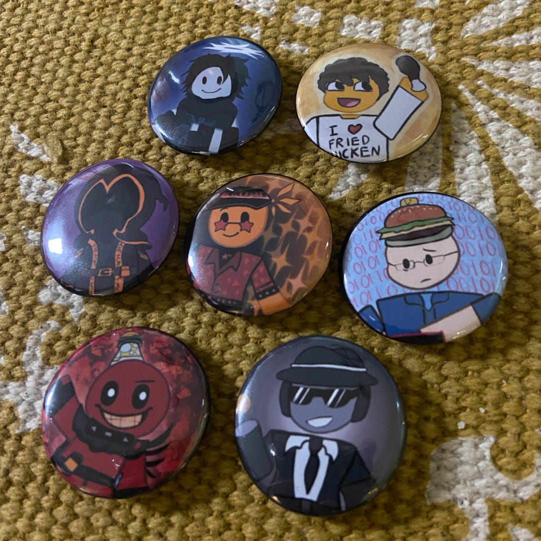 Forsaken 1.2in Pin/buttons / Two Time Coolkidd Shedletsky Chance