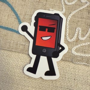 Mephone4s 2.5in Matte Vinyl Stickers / Inanimate Insanity Object Show