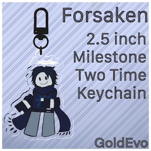 Forsaken 2.5in Milestone Two Time Keychain