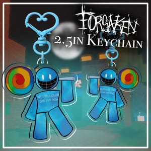 Forsaken 2.5in Bluudud Keychain
