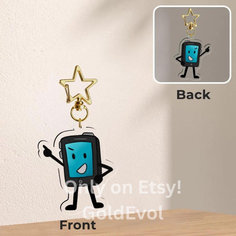 Inanimate Keychains Inanimate Insanity 2in Acrylic Keychains: Bluebulb, Mephone4, Knife, S1 ...