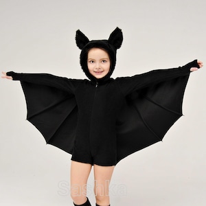 Kid's Halloween Bаt costume,  Halloween costume for a kid, Bat costume for girl