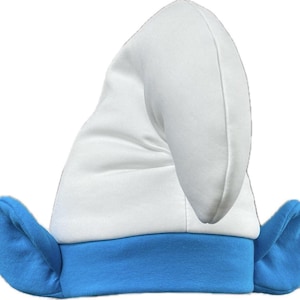 Smurfenmuts – witte cosplaypet voor kinderen en volwassenen
