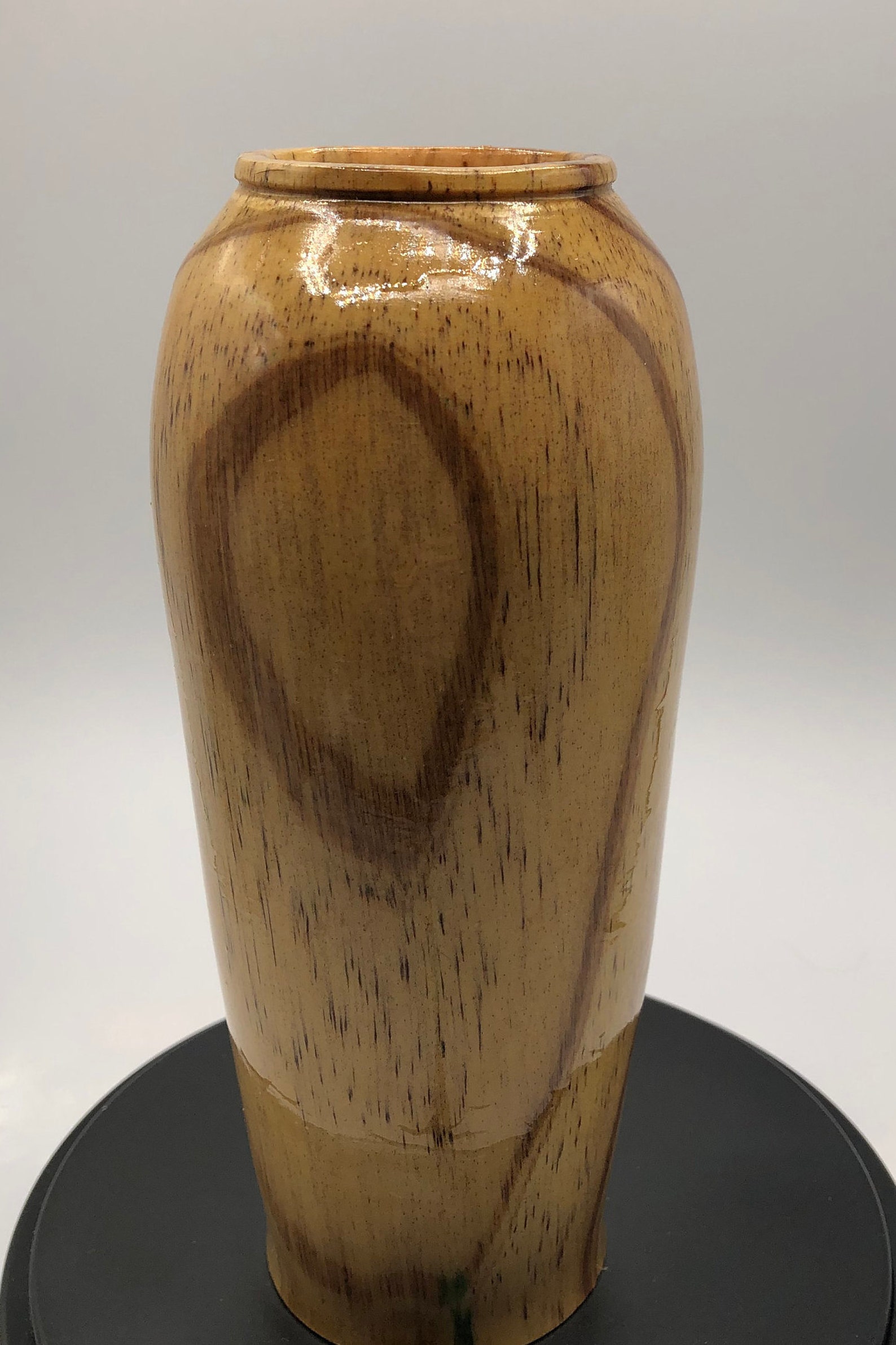 Hand turned wooden vase from Colorado cedar one of a kind. Etsy