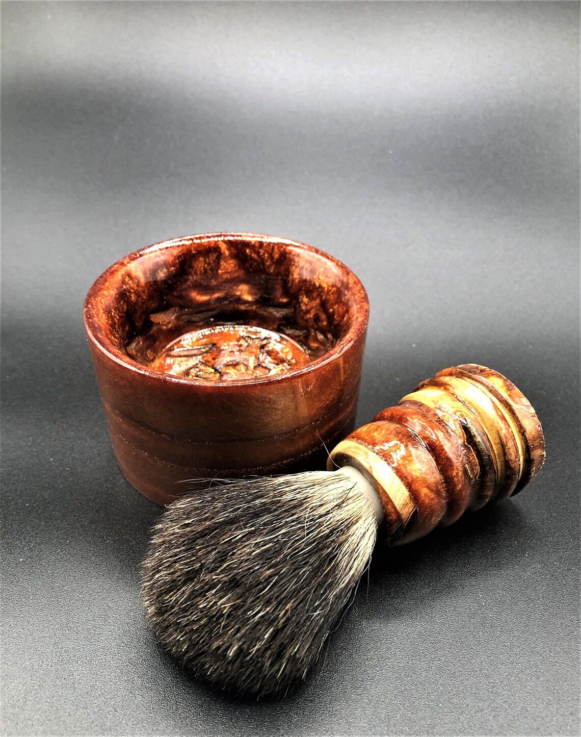 Shaving brush and matching mug Etsy
