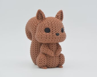 Animal impreso en 3D de estilo tejido