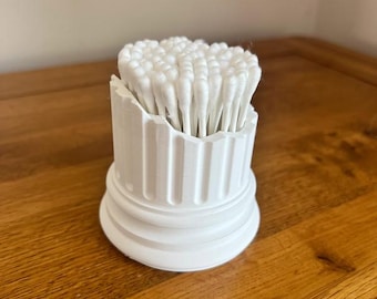 Roman Pillar Cotton Bud Holder